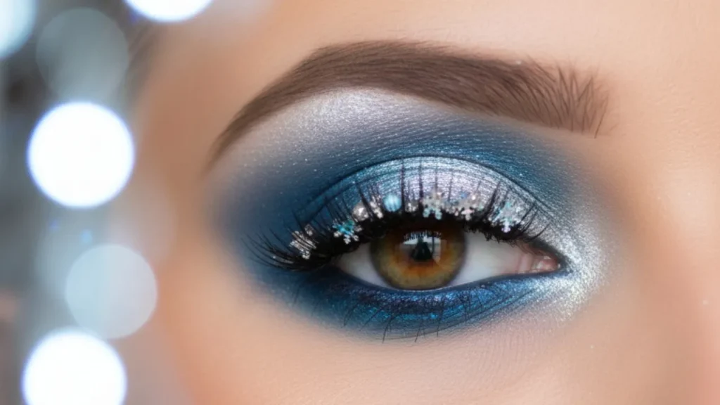 Silver & Blue Winter Wonderland Look