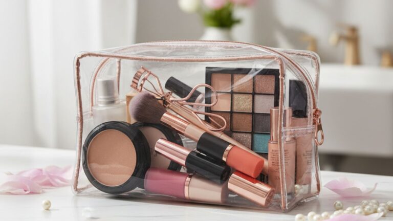 clear makeup bag
